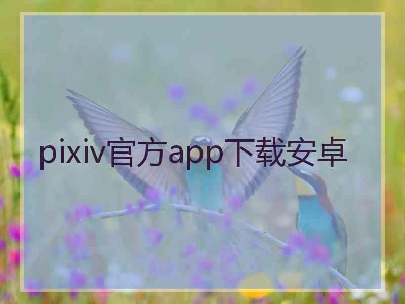 pixiv官方app下载安卓