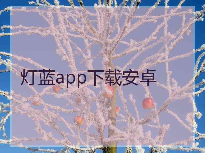 灯蓝app下载安卓