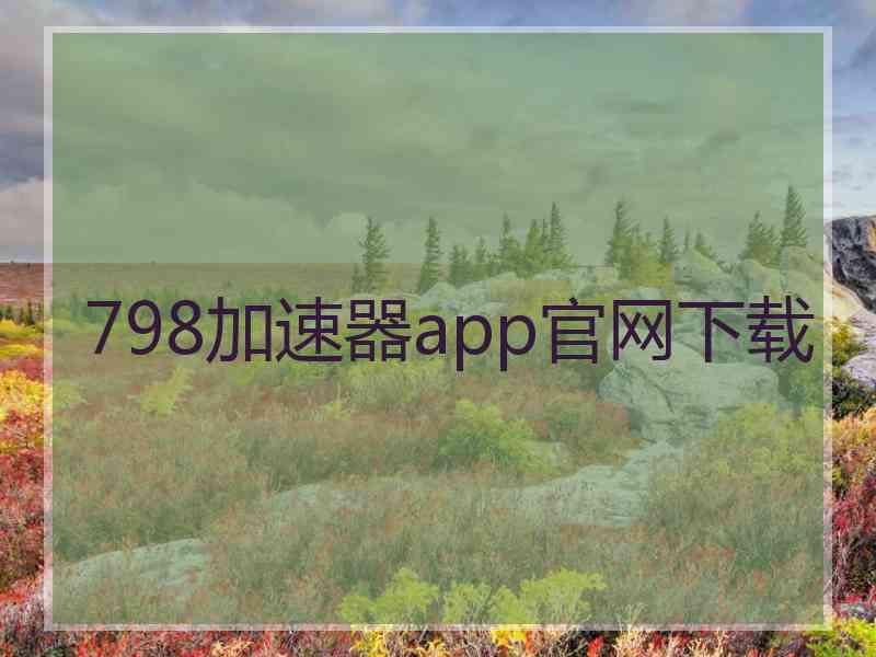 798加速器app官网下载