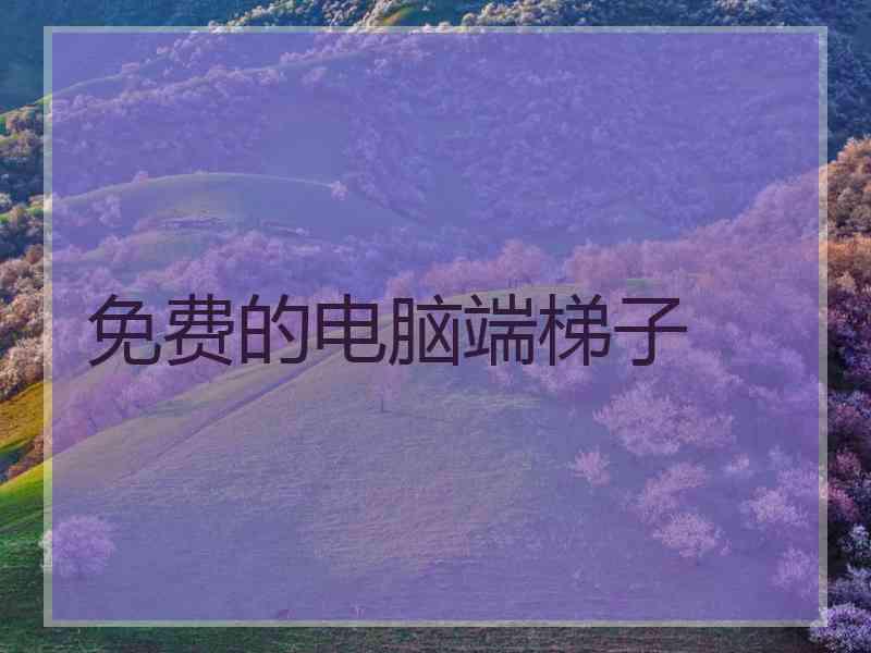 免费的电脑端梯子