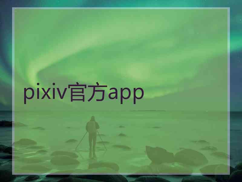 pixiv官方app