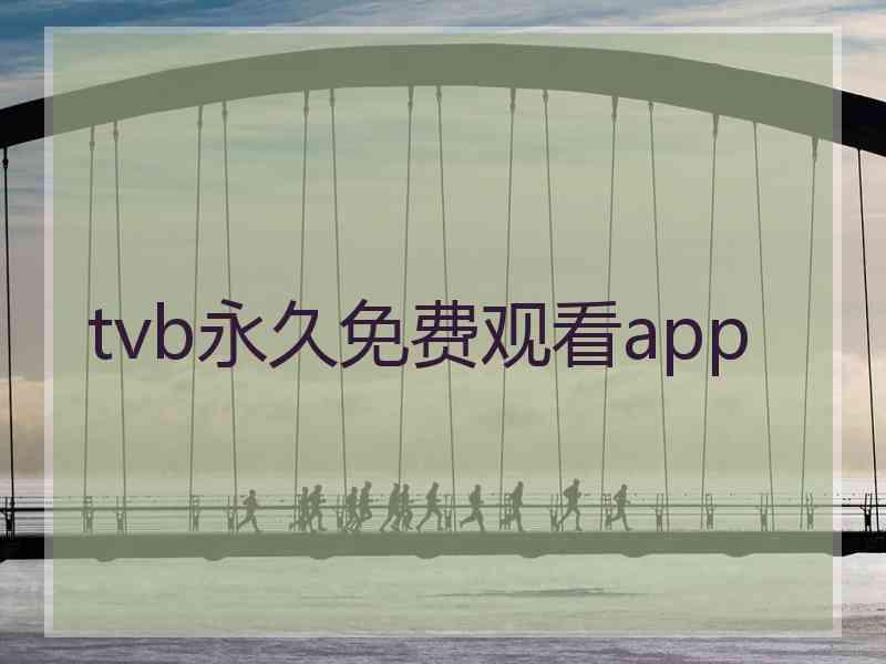 tvb永久免费观看app