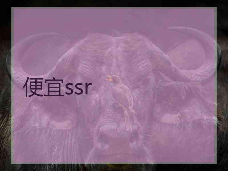 便宜ssr